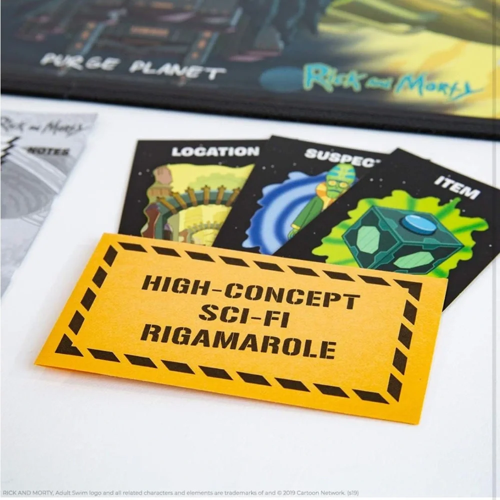 Rick and Morty Back in Blackout Clue board game NIB sealed never opened - Picture 14 of 16